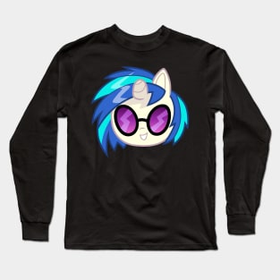 DJ-Pon3 face Long Sleeve T-Shirt